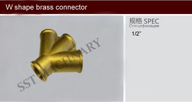 w shape brass connector