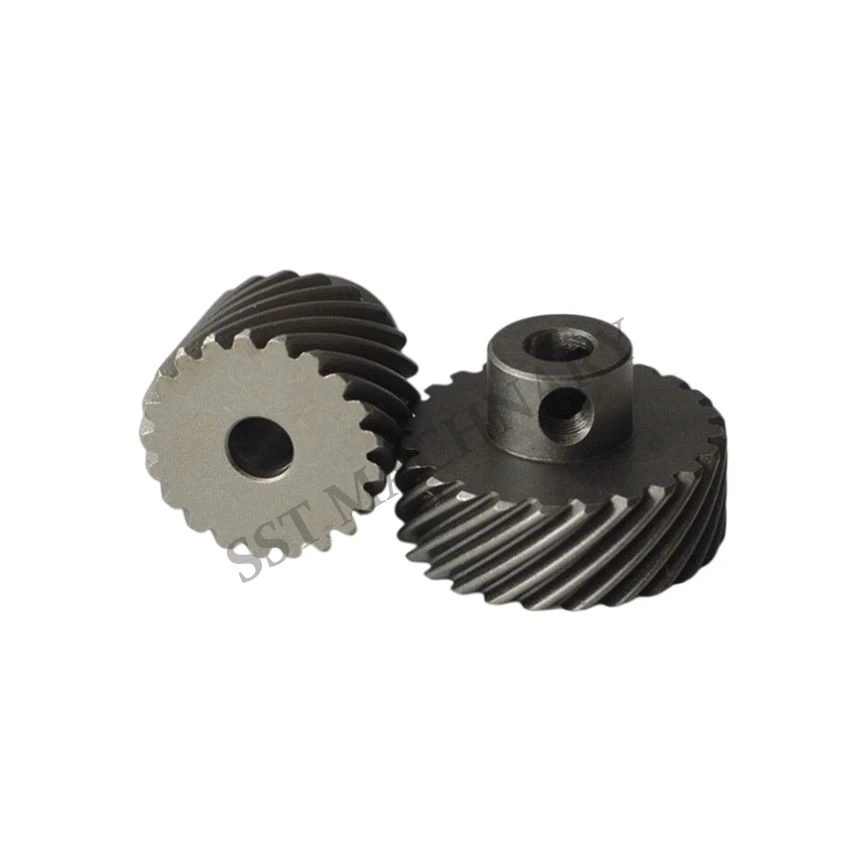 Helical gear detail